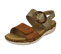 Remonte Ladies Remonte Buckle Detailed Sandals R6853 - Metallic - UK 6
