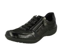 Remonte Ladies Remonte Casual Lace Up Shoes R7637 - Black - UK 6