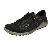 Remonte Ladies Remonte Casual Trainer Style Shoes R1402 - Black Combi - UK 6