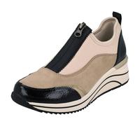 Remonte Ladies Remonte Casual Wedge Shoes D0T08 - Beige Combi - UK 5