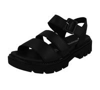 Remonte Ladies Remonte Chunky Sole Sandals D7957 - Black - UK 6.5