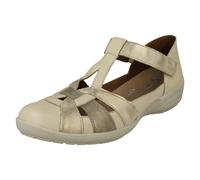 Remonte Ladies Remonte Cut Out Detailed Wide Fitting Summer Shoes R7601 - White Combination - UK 6