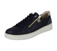 Remonte Ladies Remonte Everyday Casual Leather Trainers D2E00 - Blue - UK 4