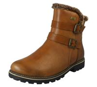 Remonte Ladies Remonte Lambskin Lined Leather RemonteTEX Zip Up Ankle Boots D8484 - Brown - UK 5