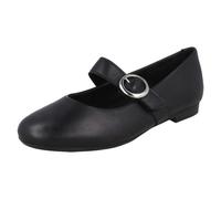 Rieker Women's D0K14 Ballet Flats, Black, 40 EU