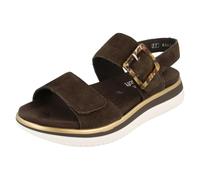 Remonte D1J62-25 Leniella Square Brown Suede Womens Comfortable Sandals