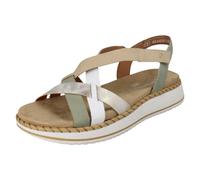Remonte Ladies Remonte Sandals D3J53 - Green Combination - UK 6.5