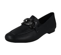 Remonte Ladies Remonte Smart Loafer Flats D0K09 - Black - UK 6
