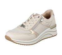 Remonte Ladies Remonte Vegan Lace Up and Zip Trainers D0T19 - Beige - UK 8