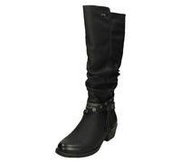 Remonte Ladies Remonte Warmlined Knee High Boots R1170 - Black - UK 5