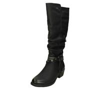 Remonte Ladies Remonte Warmlined Knee High Boots R1170 - Black - UK 7.5