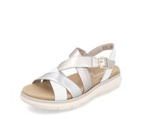 Remonte Metallic Hook & Loop Sandals for Ladies Colour: Metallic Size EU 43 / UK 9 43