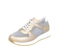 Remonte D2G03-90 Loira Lace White Gold Womens trainers in a Plain Leather in Size 40
