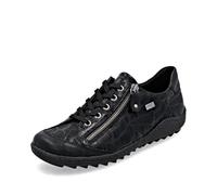 Remonte R1402-00 Zigzip 85 Tex Black Womens Lacing Shoes