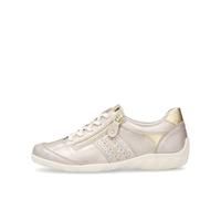 Remonte R3404 Leather lace up Casual Shoes (Light Gold, UK Footwear Size System, Adult, Women, Numeric, Medium, 7.5)