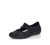 Remonte R3510, Ballet Flat, Schwarz/Schwarz/Gunmetal / 03,