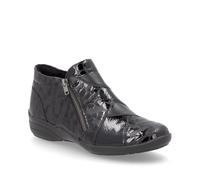 Remonte R7674-04 Berta Boot Zip Black patent Womens Ankle Boots