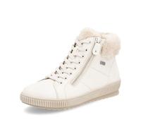 Remonte RemonteTEX D0780 Women's High-Top Trainers, Loose Insole, Water-Repellent, (White 80, UK Footwear Size System, Adult, Women, Numeric, Wide, 6)
