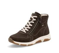 Remonte RemonteTEX Women's High-Top Trainers D1S71, Women's Low Shoes, Loose Insole, Water-Repellent (Grey 45, UK Footwear Size System, Adult, Women, Numeric, Wide, 7)