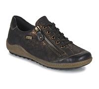 Remonte R1402-07 Ladies Black Zipper Shoes Colour: Black, Size: EU 39