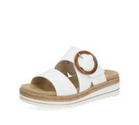 Remonte Slide Sandals Shoes Leather White D0Q51