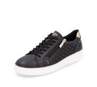 Remonte Sneakers Lace-Up Shoes Half Shoes Leather Black D2E03