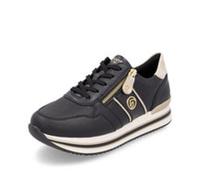 Remonte Sneakers Lace-Up Shoes Sports Shoes Leather Black D1327