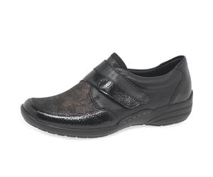 Remonte Tepee Womens Shoes 7.5 UK Black Patent/Stretch