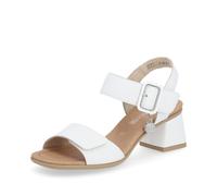 Remonte White Hook & Loop Sandals for Ladies | Remonte D1K51-80 Size: EU 41 / UK 7.5, Colour: White