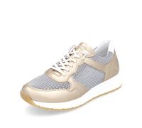 Remonte D2G03-90 Loira Lace White Gold Womens trainers in a Plain Leather in Size 40