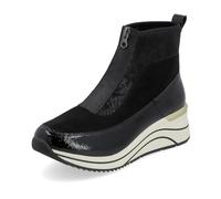 Remonte Women Ankle Boots D0T71, Ladies Platform Ankle Boots,Removable Insole,Low Boots,Half Boots,Platform Boot,Boot,high,Schwarz,37 EU / 4 UK