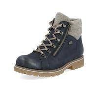 Remonte Women Ankle Boots D7478, Ladies Lace-up Ankle Boot,Removable Insole,Water Repellent,remonteTEX,Short Boots,lace-up Boot,Blau Kombi,39 EU / 6 UK