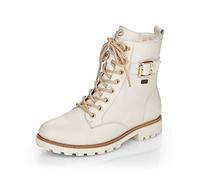 Remonte Women Ankle Boots D8475, Ladies Biker Boots,Removable Insole,Water Repellent,remonteTEX,Half Boots,Biker Boot,Boots,Flat,Weiss,37 EU / 4 UK