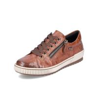 Remonte Women Lace-Up Shoes D0700, Ladies Casual lace-up Shoes,Trainer,Sneakers,Removable Insole,Water Repellent,remonteTEX,Braun,42 EU / 8 UK