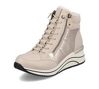 Remonte Women Lace-Up Shoes D0T72, Ladies Casual lace-up Shoes,Trainer,Sneakers,Removable Insole,Casual Shoe,Platform Sole,Beige Kombi,43 EU / 9 UK