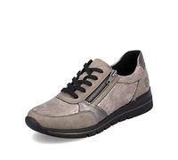 Remonte Women Lace-Up Shoes R6700, Ladies Casual lace-up Shoes,Trainer,Sneakers,Removable Insole,Sporty,Casual Shoe,Low Shoe,grau Kombi,37 EU / 4 UK