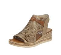 Remonte Women's Ankle Sandals D3075, Women's Sandals, Metallic 90, 6 UK
