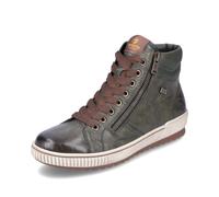 Remonte D0772-52 Tanaloto Tex Khaki Leather Womens Hi Tops in a Plain Leather in Size 36