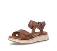 Remonte Women's Classic Sandals D3J52, Women's Sandals, Loose Insole, Brown 24, 9 UK