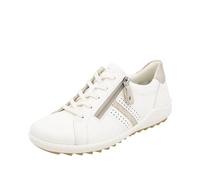 Remonte Women's Comfortable Shoes, R1432, Women's lace-up Shoes, Loose Insole, White 80, 5 UK