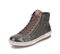 Remonte D0772-52 Tanaloto Tex Khaki Leather Womens Hi Tops in a Plain Leather in Size 42