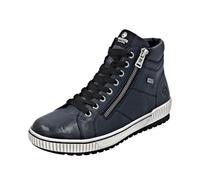 Remonte D0772-15 Tanaloto Tex Navy leather Womens Hi Tops in a Plain Leather in Size 37