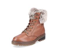 Remonte D0B74 Womens Casual Lace-Up Ankle Boots -Brown