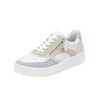 Remonte Women's D0j01 Low Trainers, White 87, 6.5 UK