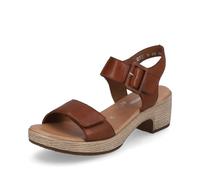 Remonte Women's D0n52 Heeled Sandal (Marrone Braun 24, UK Footwear Size System, Adult, Women, Numeric, Medium, 5)