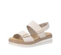 Remonte Women's D0Q59 Wedge Sandals, Beige, 39 EU