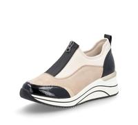 Remonte Womens D0T08 Loose Insert Low Top Trainers, Beige Kombi 60, 7 US / 37 EU, Beige Kombi 60, 4.5 UK