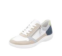 Remonte Women's D1e06 Lace Up Shoes, White 81, 3.5 UK