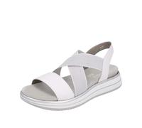 Remonte Women's D1j50 Ankle Strap Sandals, White, 6 UK
