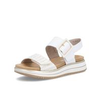 Remonte Women's D1j53 Strappy Sandals, White Estate 81., 5 UK